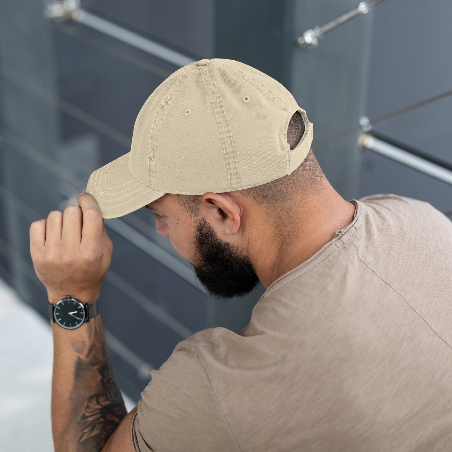 Distressed Fist Dad Hat